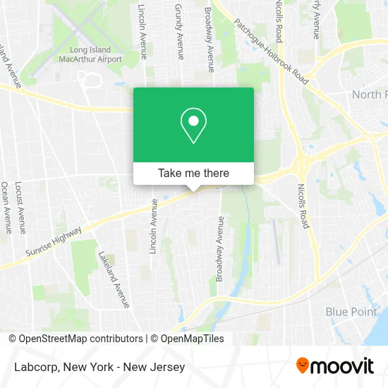 Labcorp map
