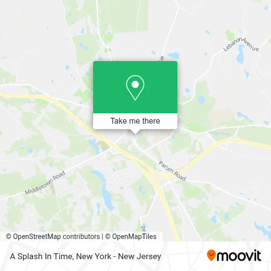 A Splash In Time map