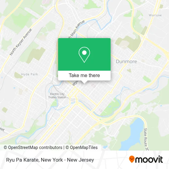 Ryu Pa Karate map