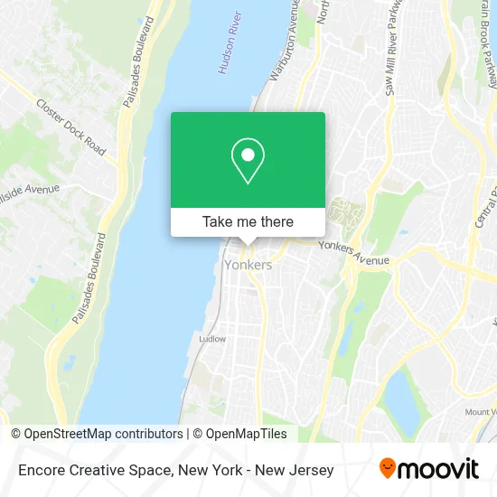 Encore Creative Space map