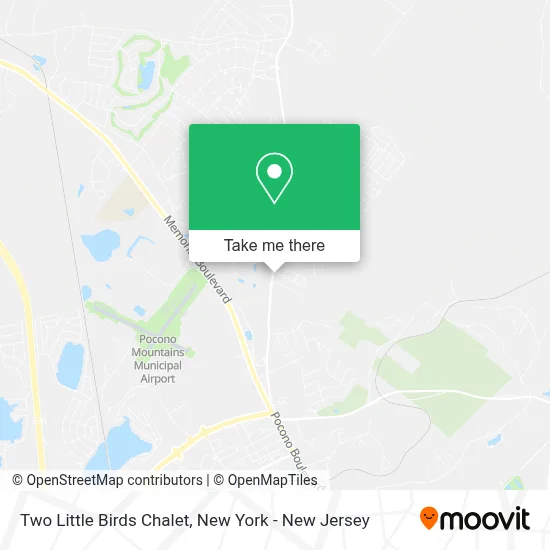 Two Little Birds Chalet map