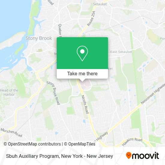 Sbuh Auxiliary Program map
