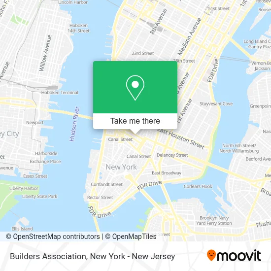 Builders Association map