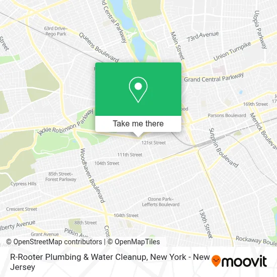R-Rooter Plumbing & Water Cleanup map
