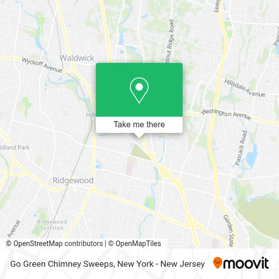 Go Green Chimney Sweeps map