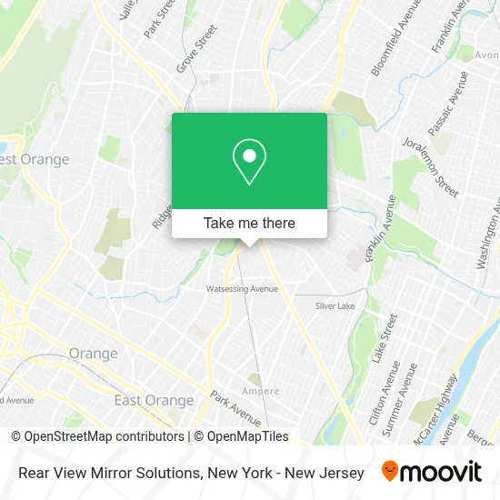 Rear View Mirror Solutions map