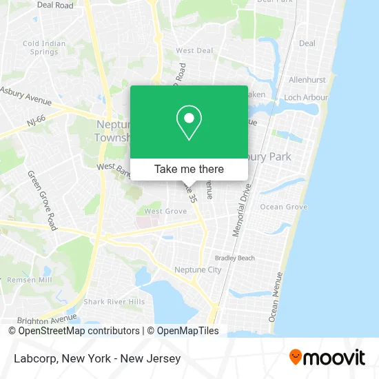 Labcorp map