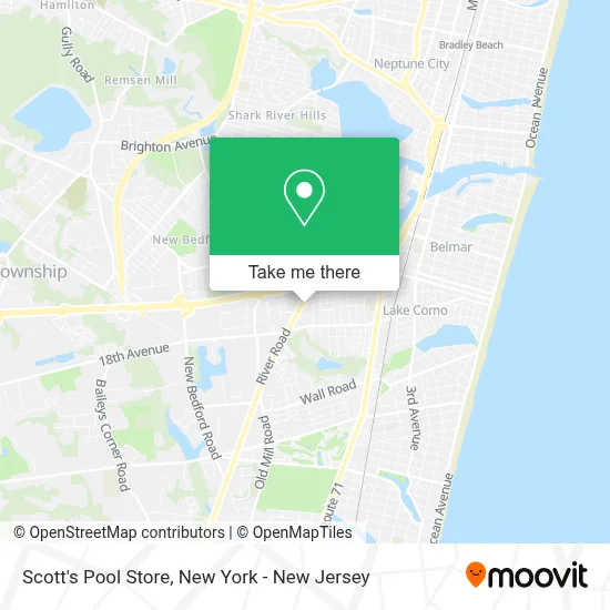 Scott's Pool Store map