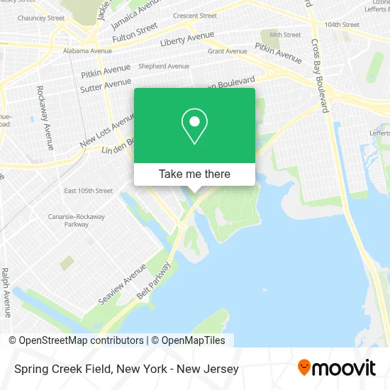 Spring Creek Field map