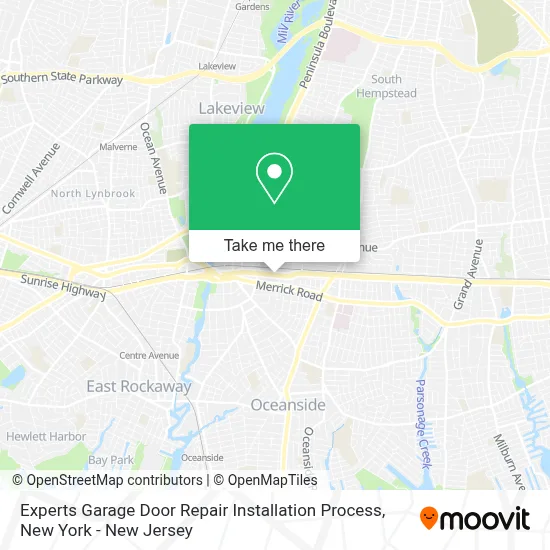 Experts Garage Door Repair Installation Process map