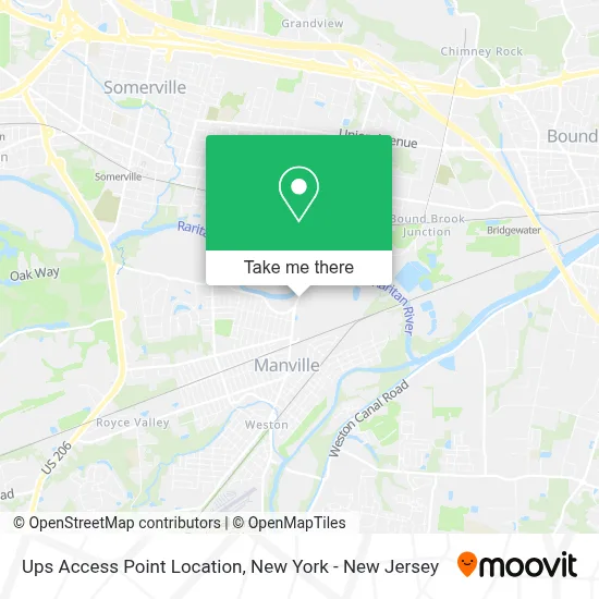 Ups Access Point Location map