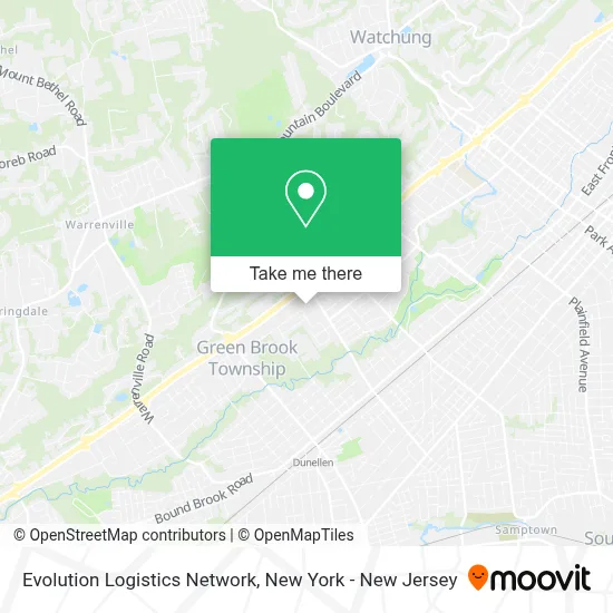 Evolution Logistics Network map