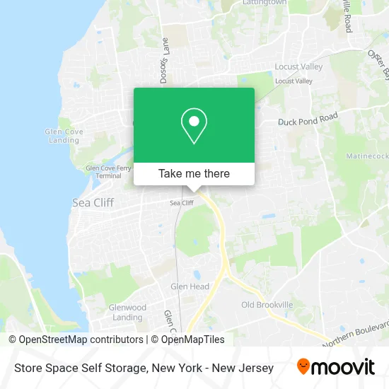 Store Space Self Storage map