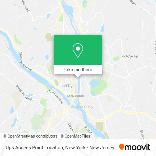 Ups Access Point Location map