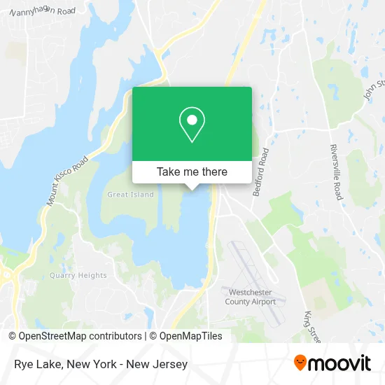 Rye Lake map