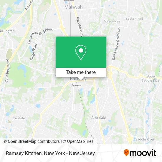 Ramsey Kitchen map