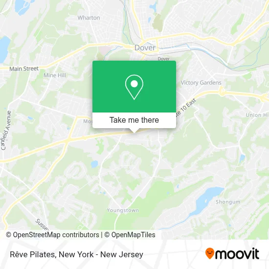 Rêve Pilates map