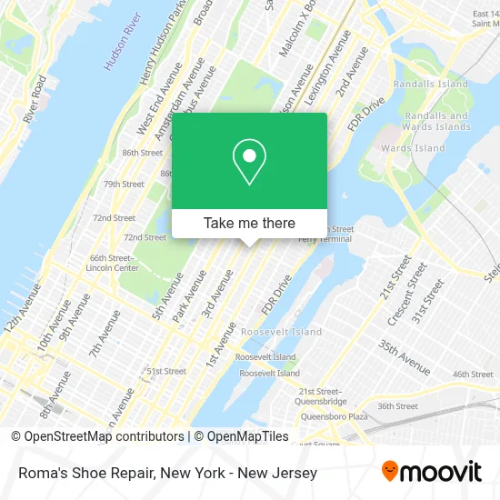 Roma's Shoe Repair map