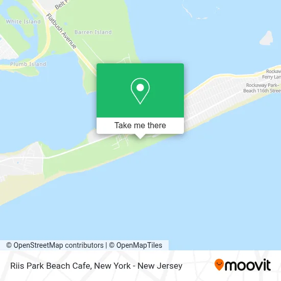 Riis Park Beach Cafe map