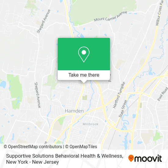Supportive Solutions Behavioral Health & Wellness map