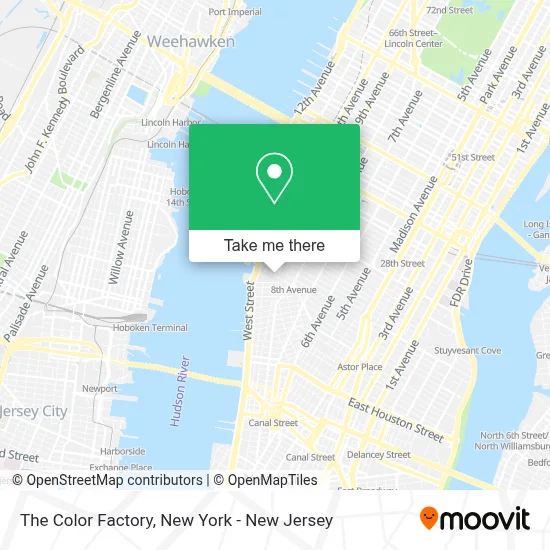 The Color Factory map