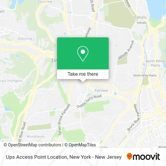 Ups Access Point Location map