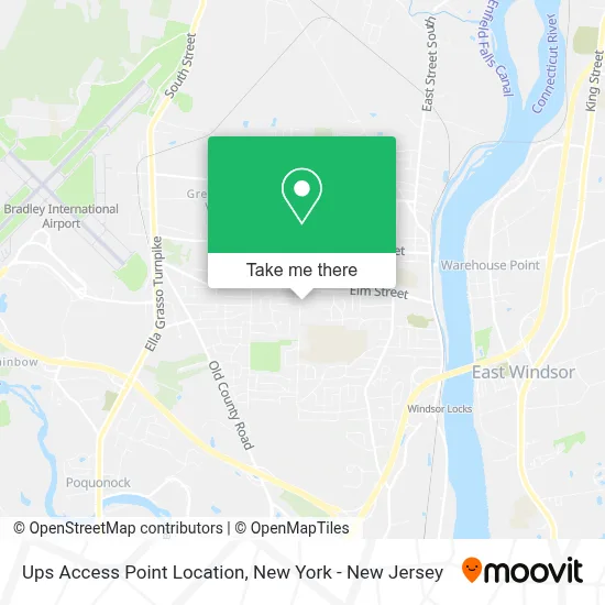 Ups Access Point Location map