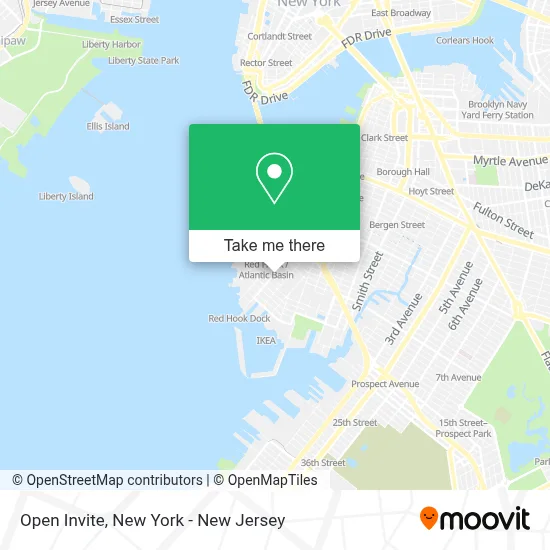 Open Invite map