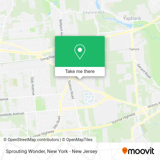 Sprouting Wonder map