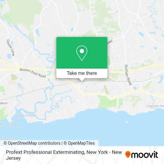 Profext Professional Exterminating map