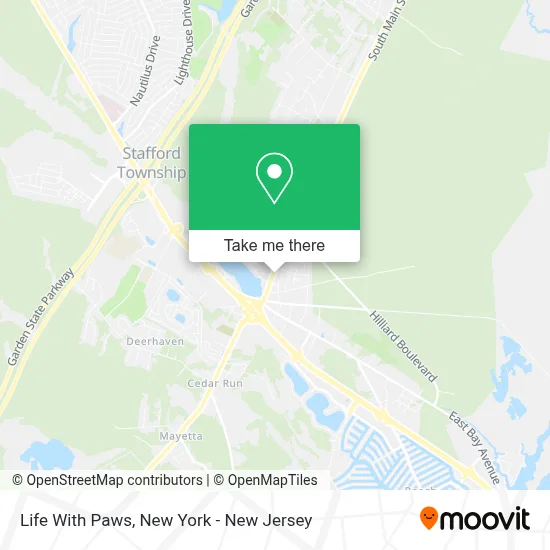 Life With Paws map