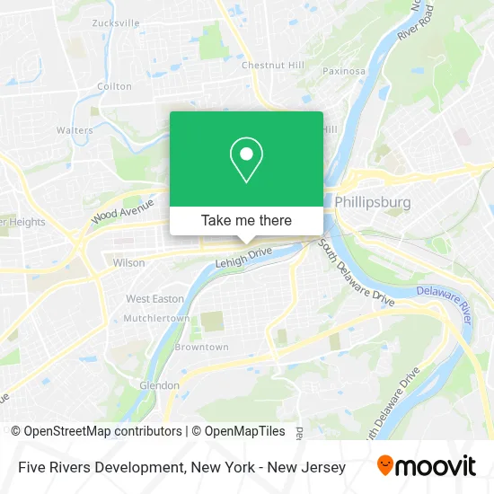 Five Rivers Development map