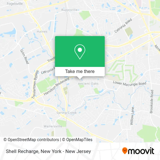 Shell Recharge map