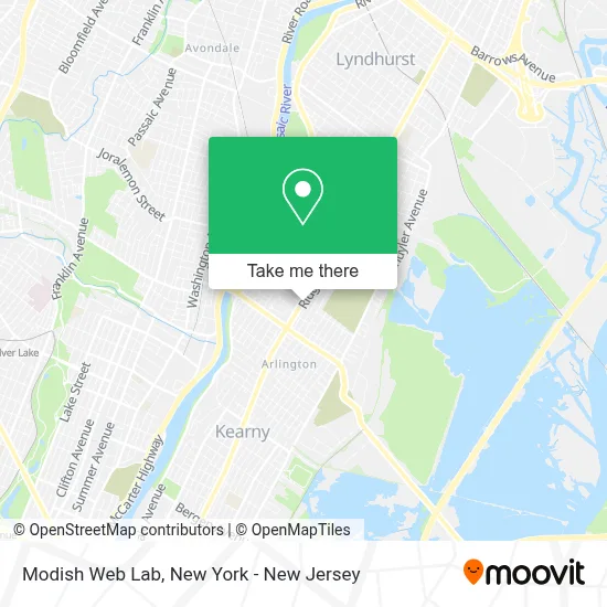 Modish Web Lab map