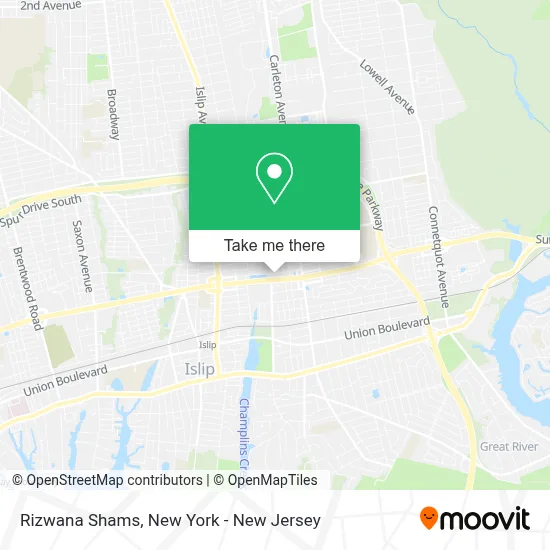 Rizwana Shams map