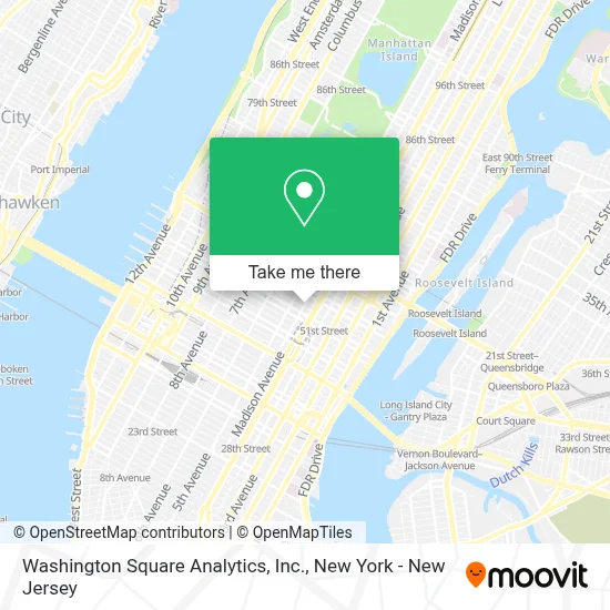 Washington Square Analytics, Inc. map