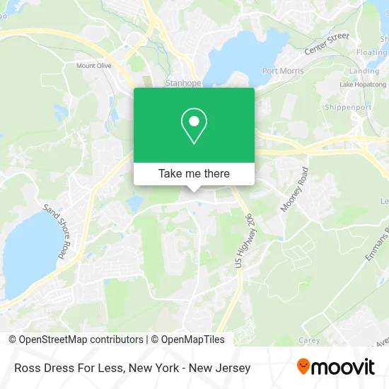 Ross Dress For Less map