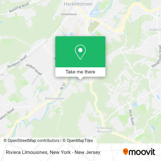 Riviera Limousines map