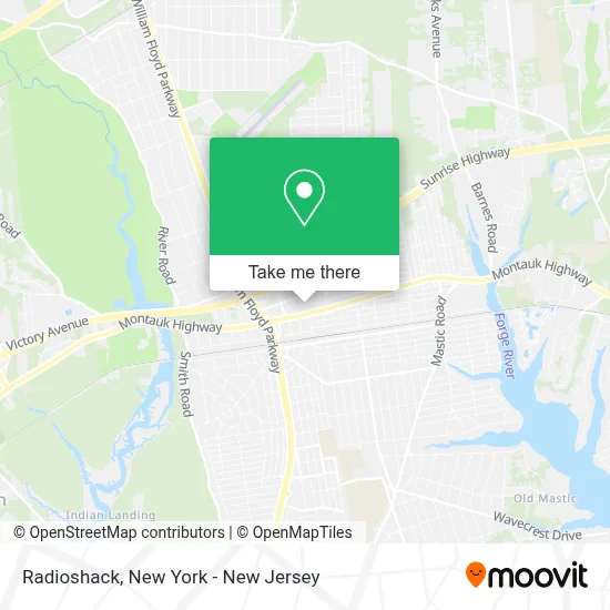 Radioshack map