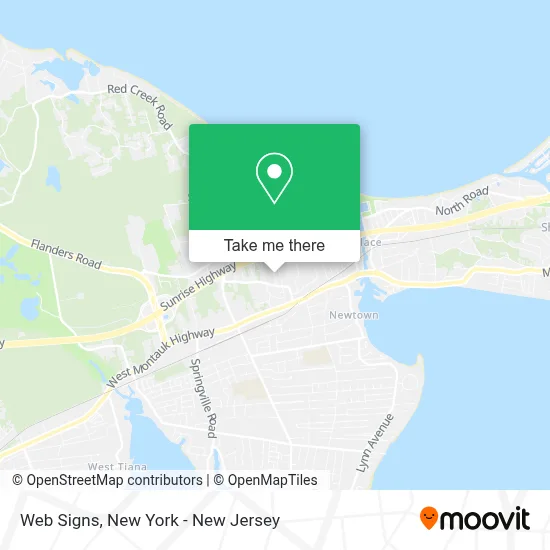 Web Signs map