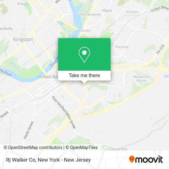 Rj Walker Co map