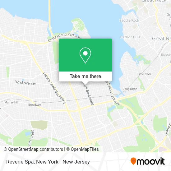 Reverie Spa map