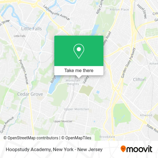 Hoopstudy Academy map