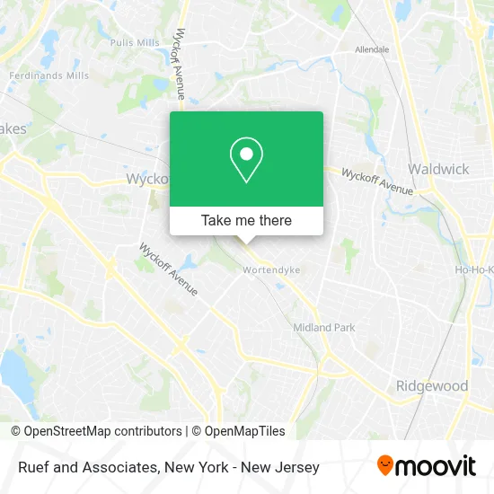 Ruef and Associates map