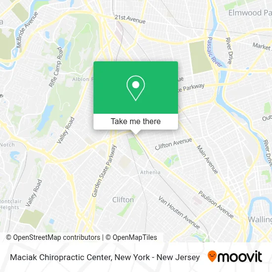 Maciak Chiropractic Center map