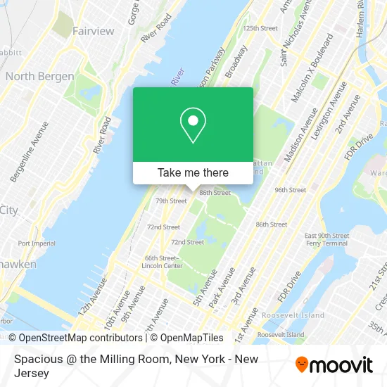 Spacious @ the Milling Room map
