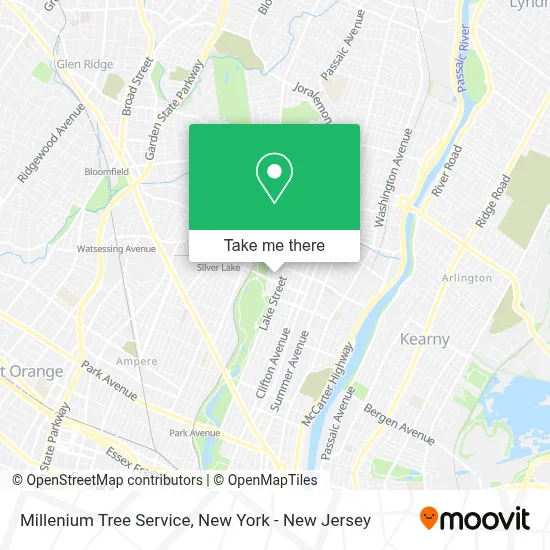 Millenium Tree Service map