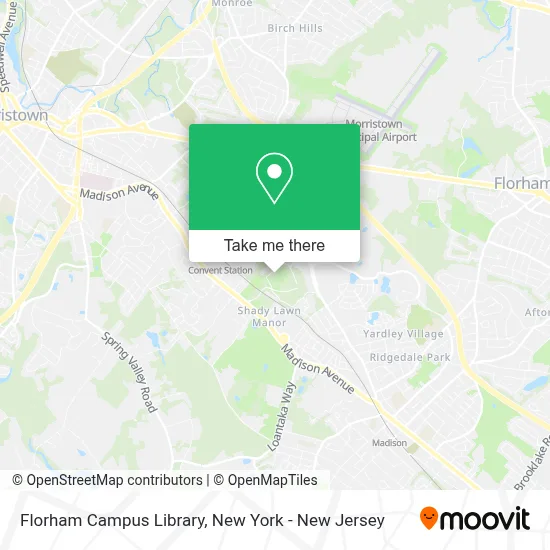 Florham Campus Library map