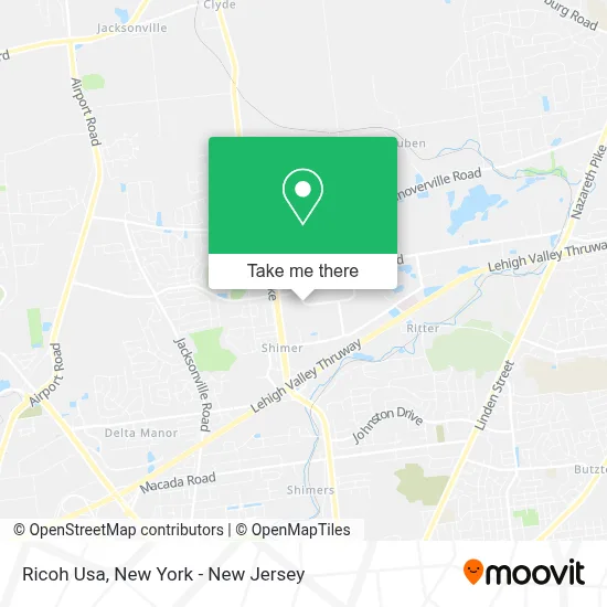 Ricoh Usa map