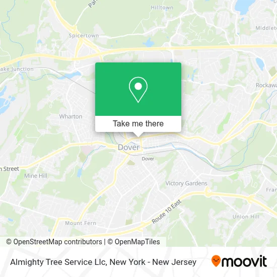 Almighty Tree Service Llc map